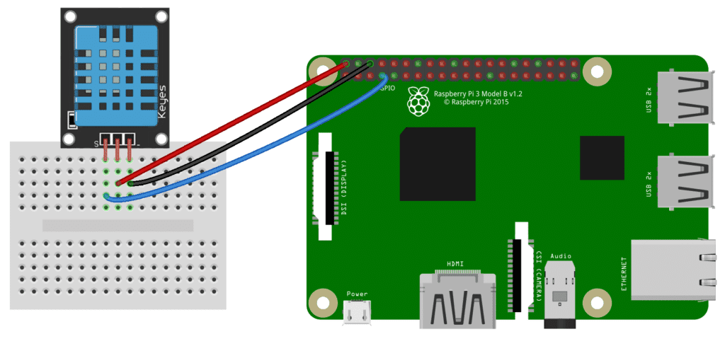 DHT11 wiring in light theme